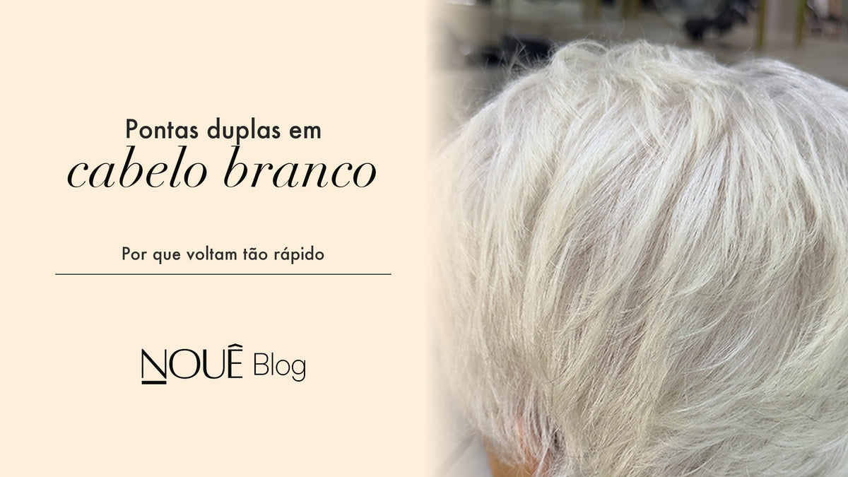 Pontas duplas em cabelo branco: por que voltam tão rápido
