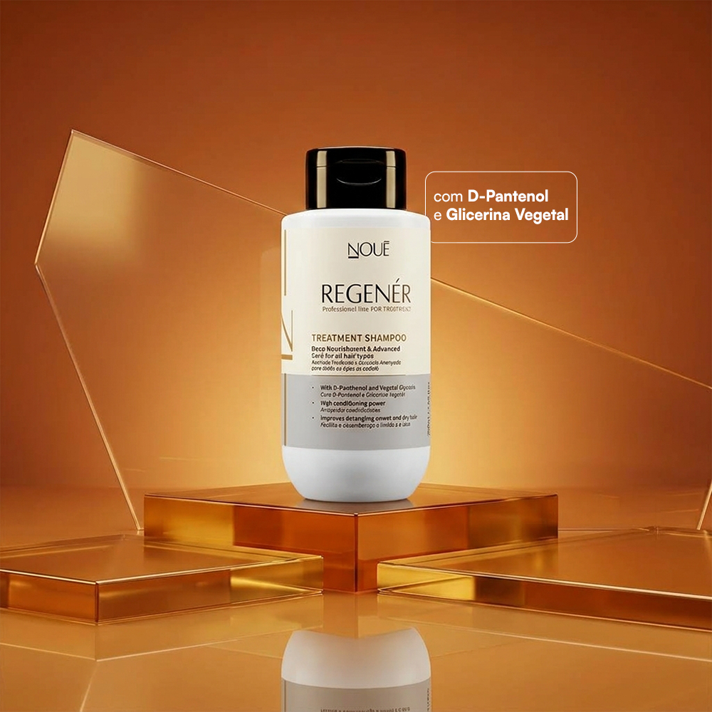 Shampoo Nutritivo Regenér 250ml com D-Pantenol e Glicerina Vegetal
