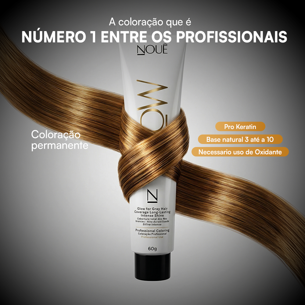 8 Colorações Glow + 3 Águas Oxigenadas