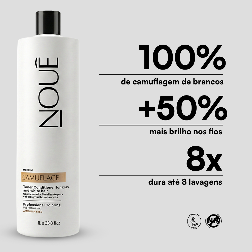 Kit Camuflage & Shampoo 1L - Medium