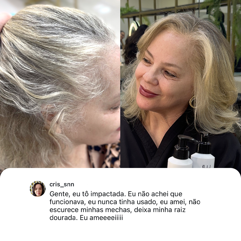 Tonalizante Camuflage Pérola 140ml (PARA CABELOS 100% BRANCOS)