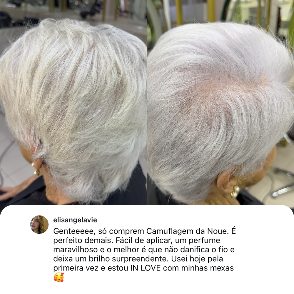 Tonalizante Camuflage Silver 140ml - Para Grisalhas