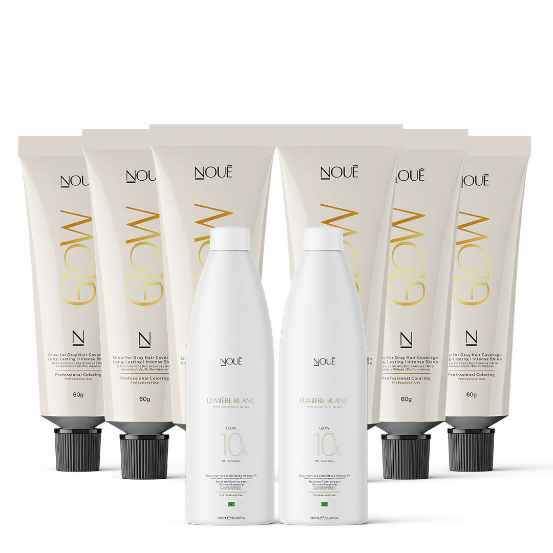 6 Colorações Glow + 2 Águas Oxigenadas