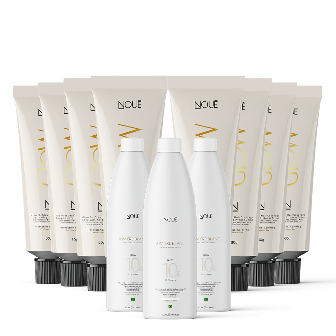 8 Colorações Glow + 3 Águas Oxigenadas