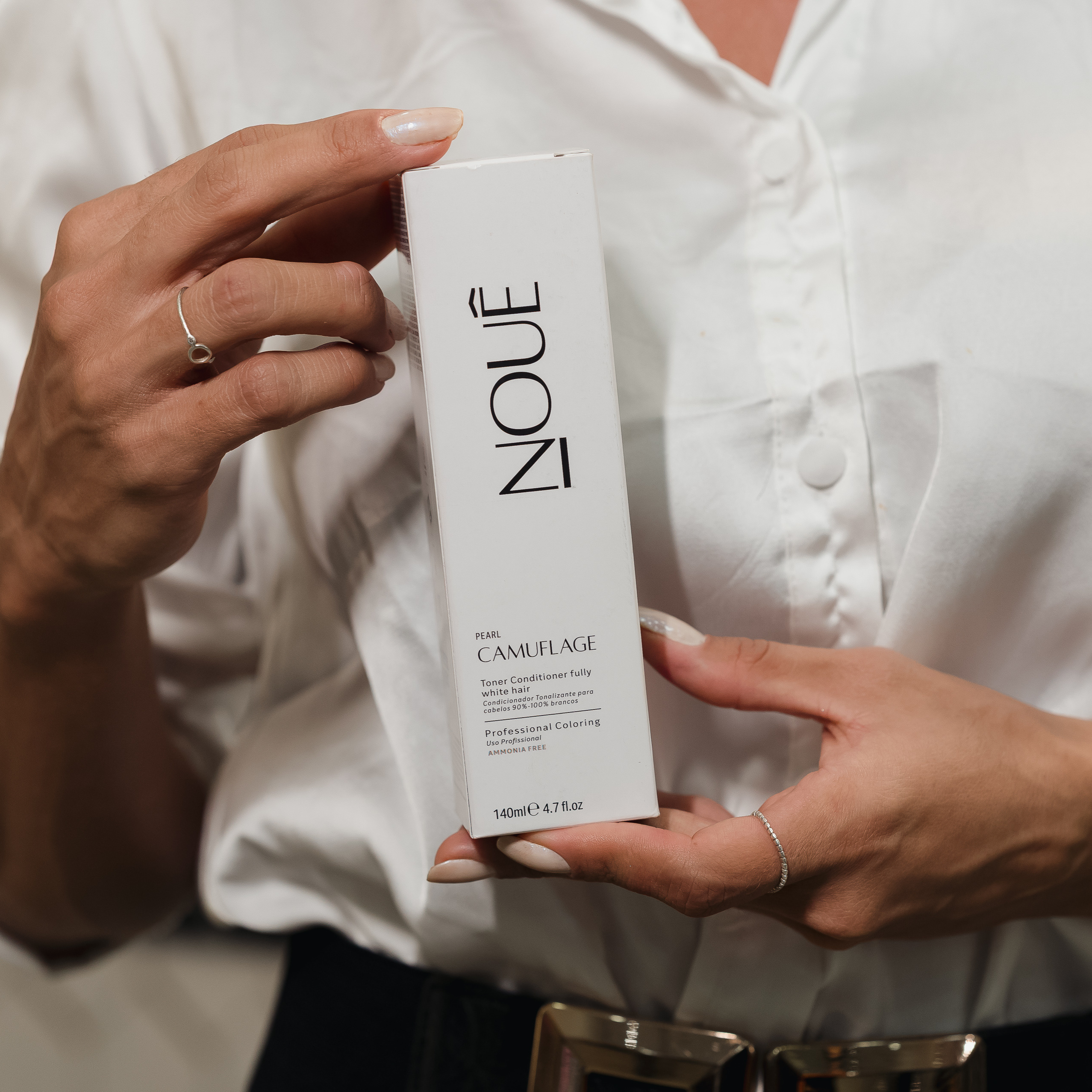 Tonalizante Camuflage Pérola 140ml (PARA CABELOS 100% BRANCOS)