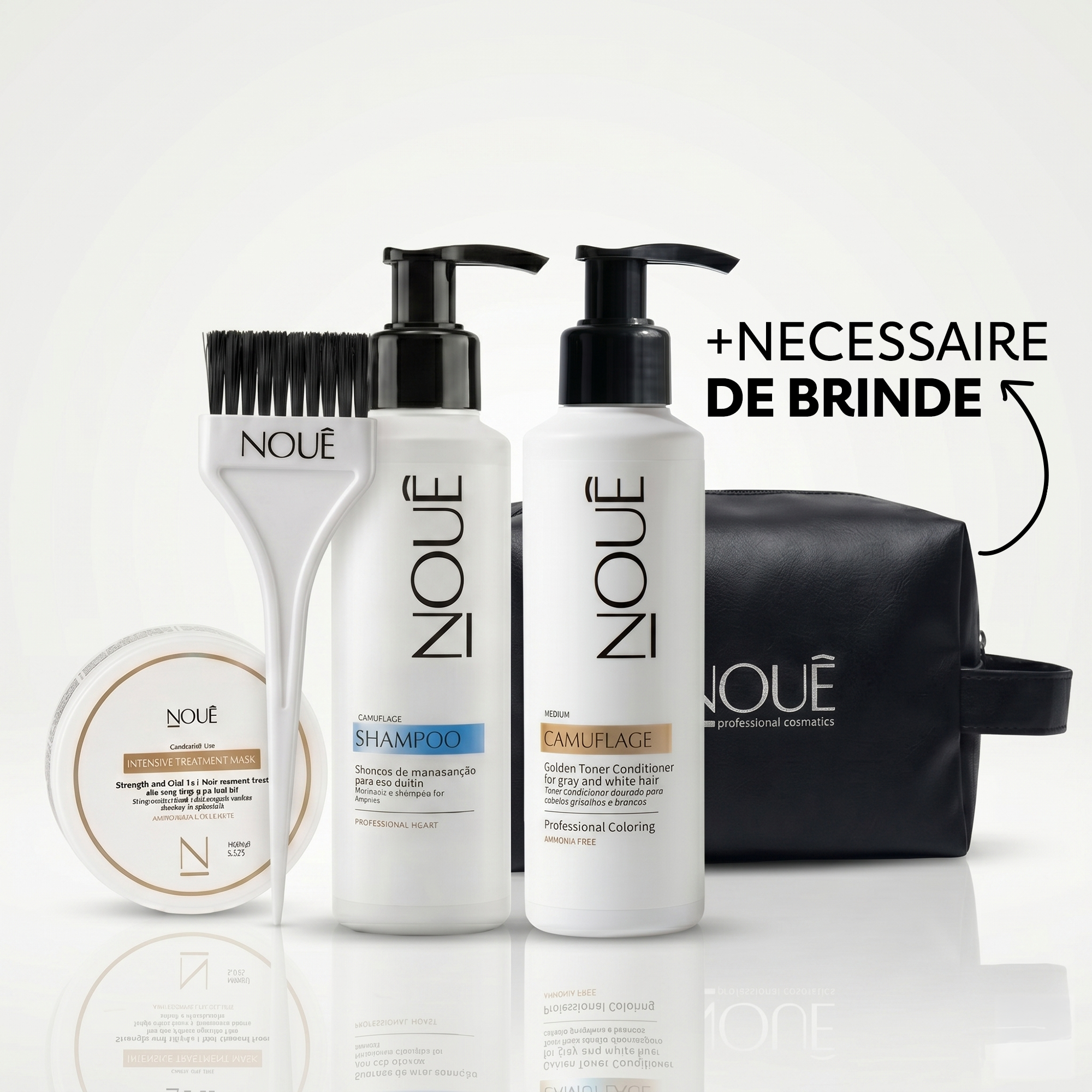 Kit Camuflagem Completa + Renovação Capilar - Medium