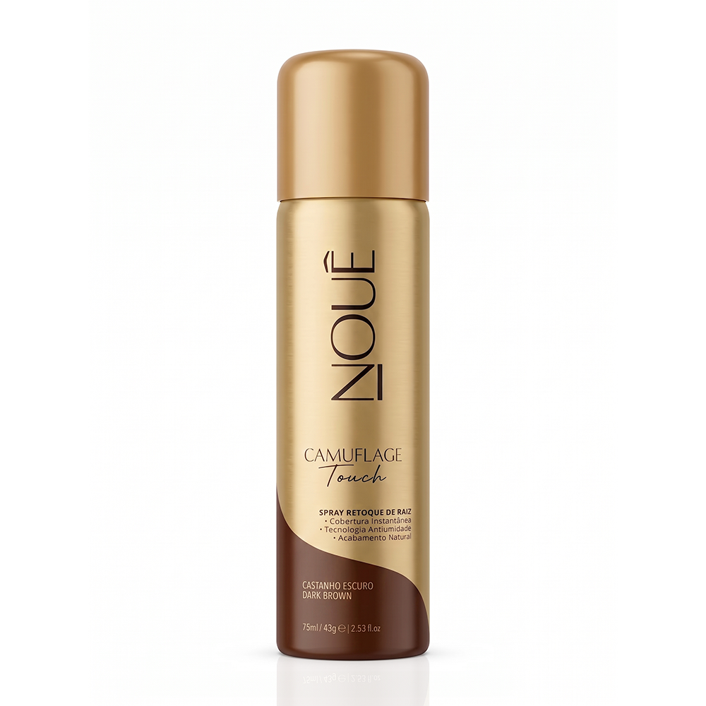 Camuflage Touch Castanho Escuro 75ml, spray retoque de raiz Nouê