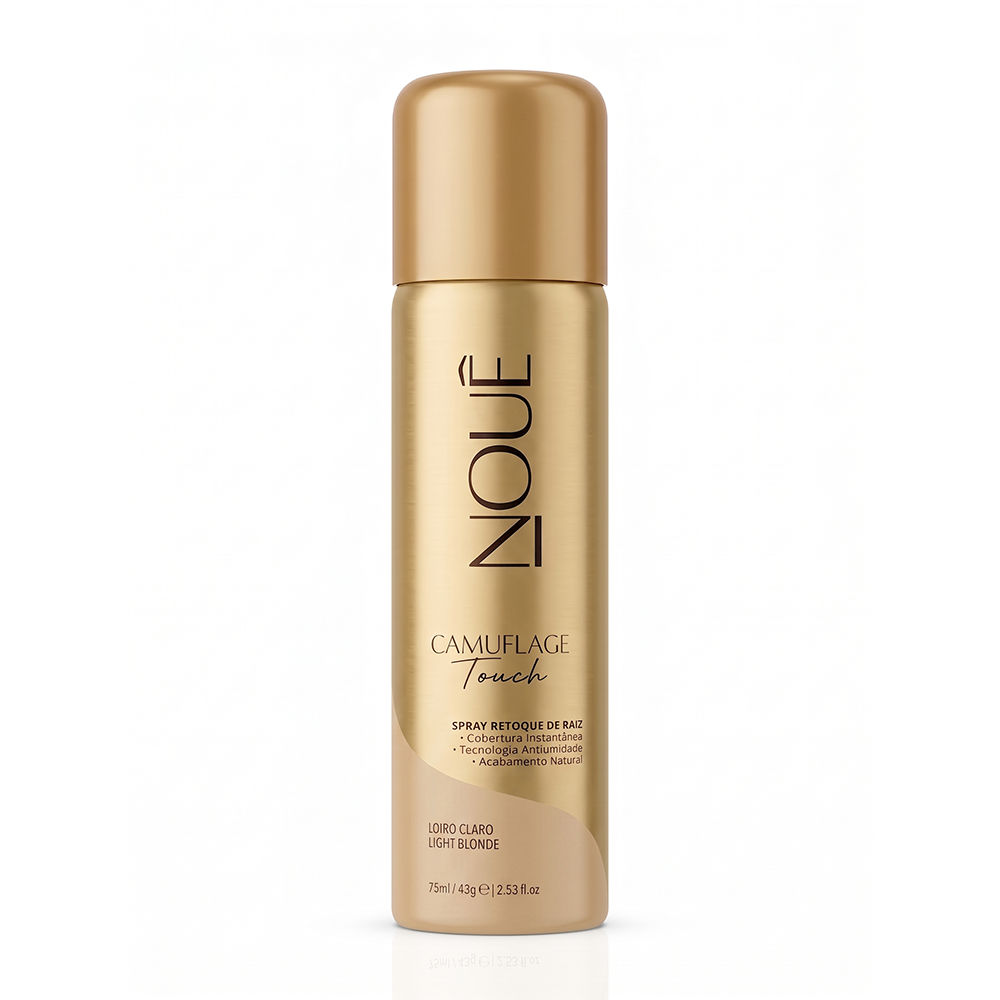 Camuflage Touch Loiro Claro 75ml, spray retoque de raiz Nouê