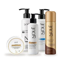 Kit Black Camufla & Hidrata Medium: Camuflage Medium, Camuflage Touch, Shampoo Pré, Shampoo Pós e Máscara Camuflage #Tom do Camuflage_Medium