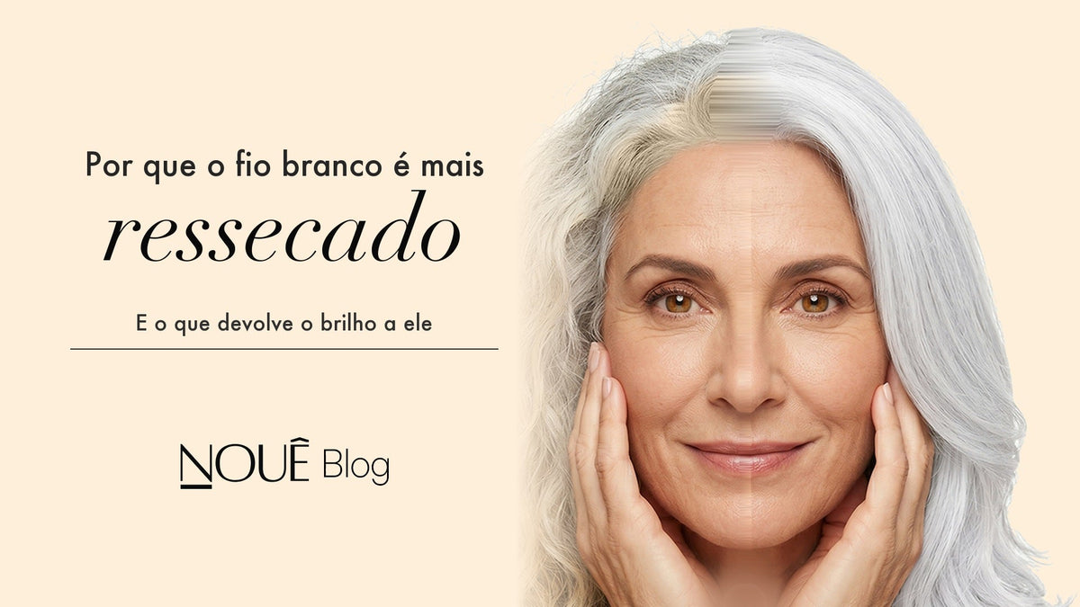Por que o fio branco é mais ressecado? e o que devolve o brilho a ele?