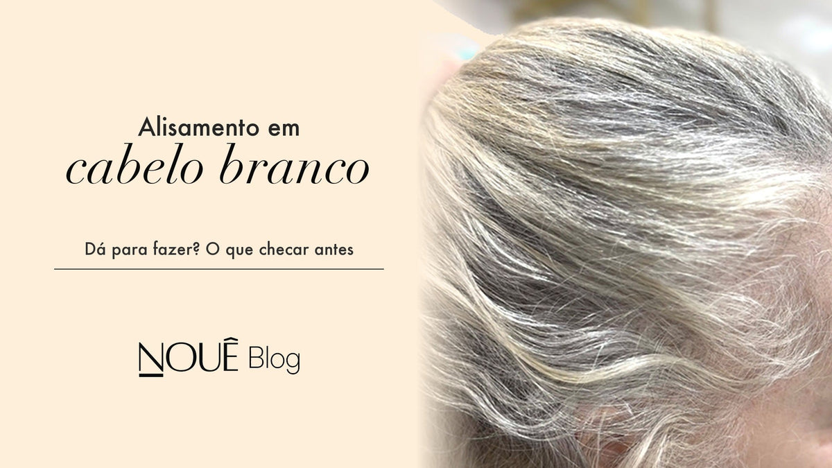 Alisamento em cabelo branco: dá para fazer?