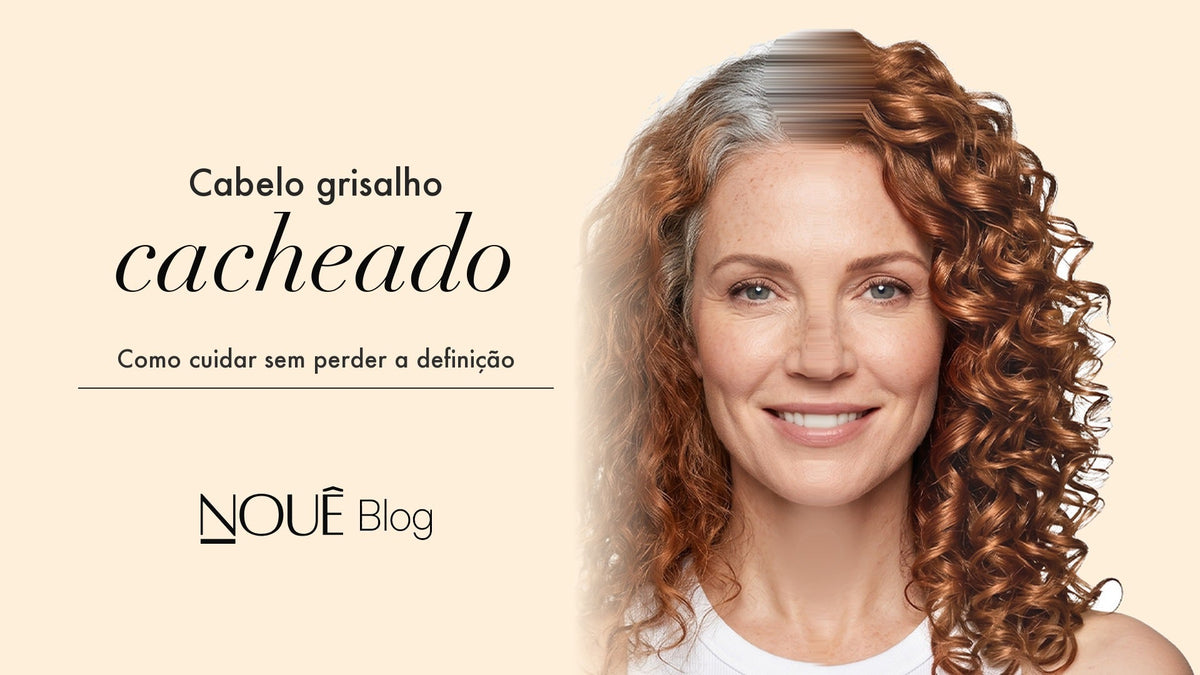Cabelo grisalho cacheado: como cuidar sem perder a definição