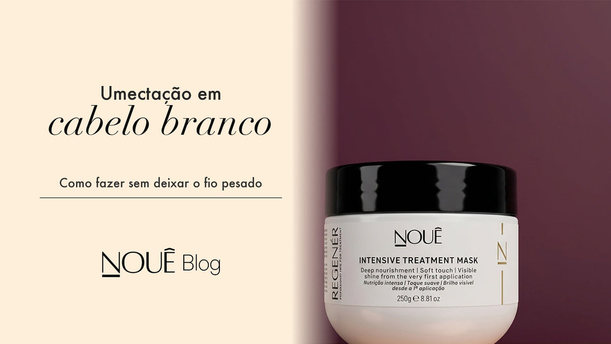 Umectação em cabelo branco: como fazer sem deixar o fio pesado