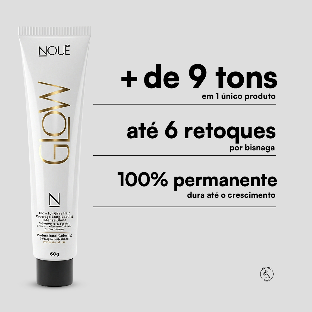 2 Colorações Glow + 1 Água Oxigenada