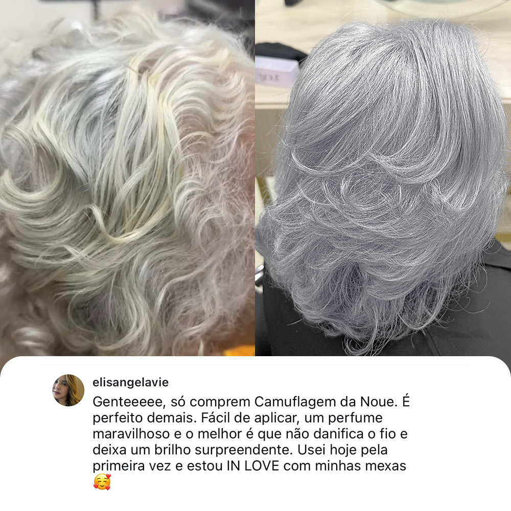 Tonalizante Camuflage Gray 140ml - Para Grisalhas