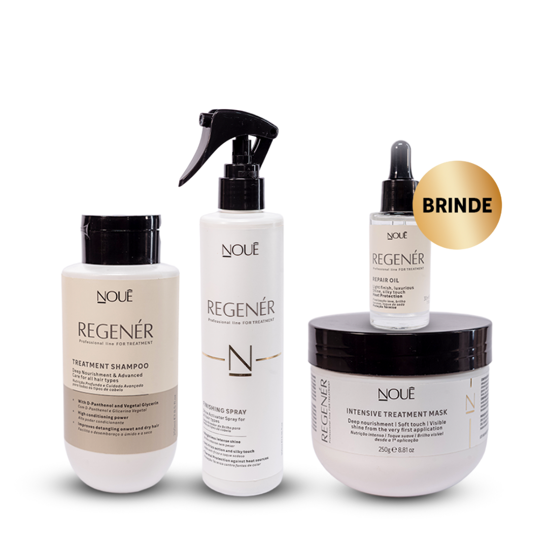 Kit Completo Regenér +1 Brinde Óleo reparador