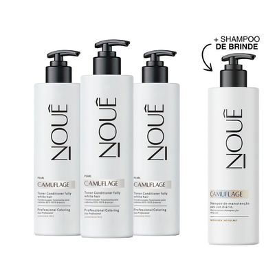 3 Tonalizantes Perola 140ml + BRINDE