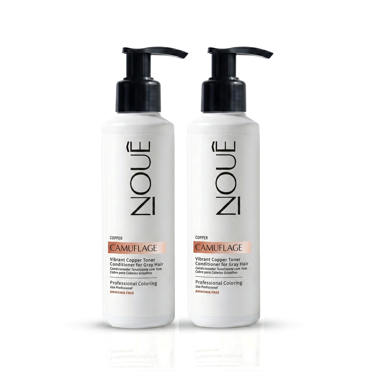 Kit com 2 Tonalizantes Camuflage Copper 140ml