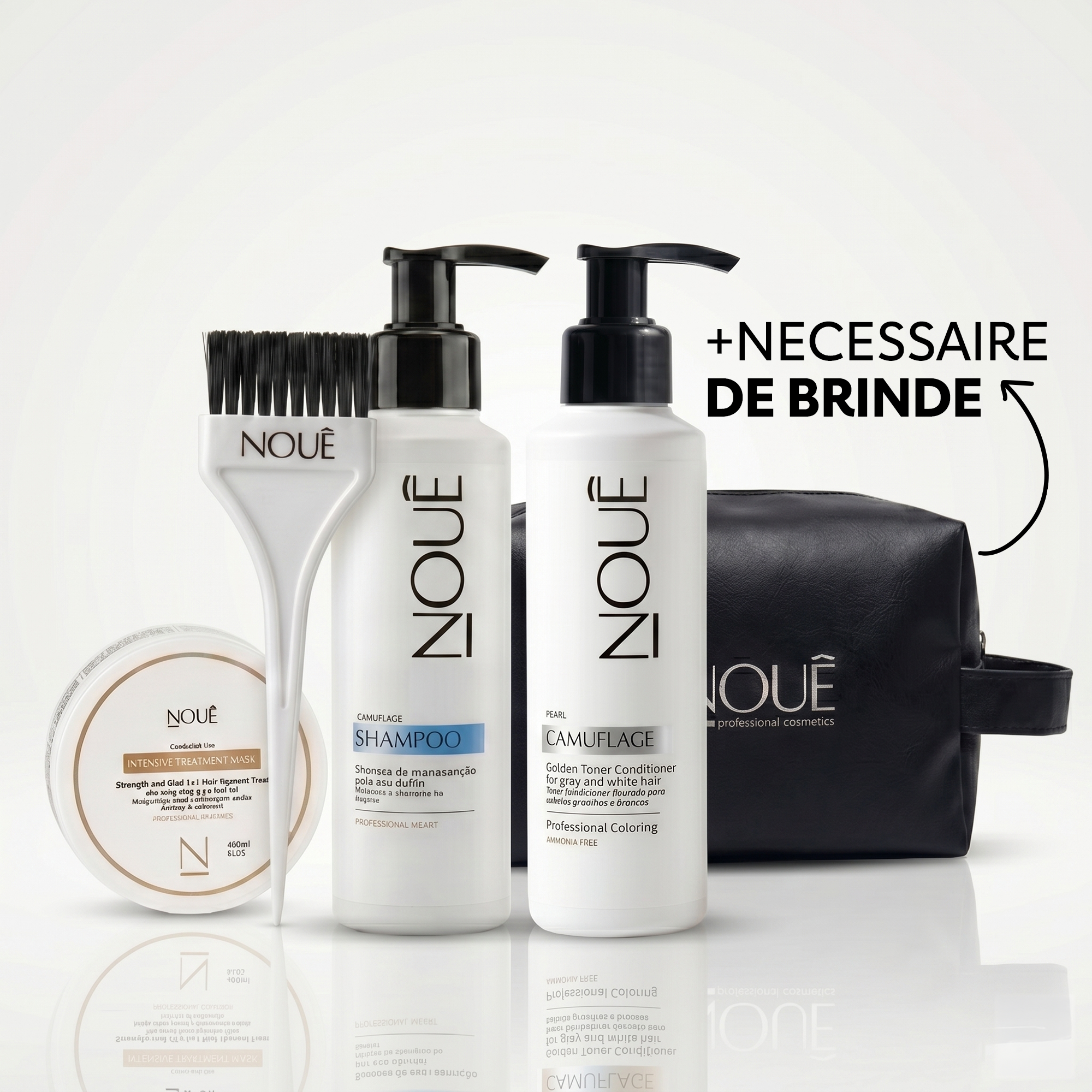 Kit Camuflagem Completa + Renovação Capilar - Pérola