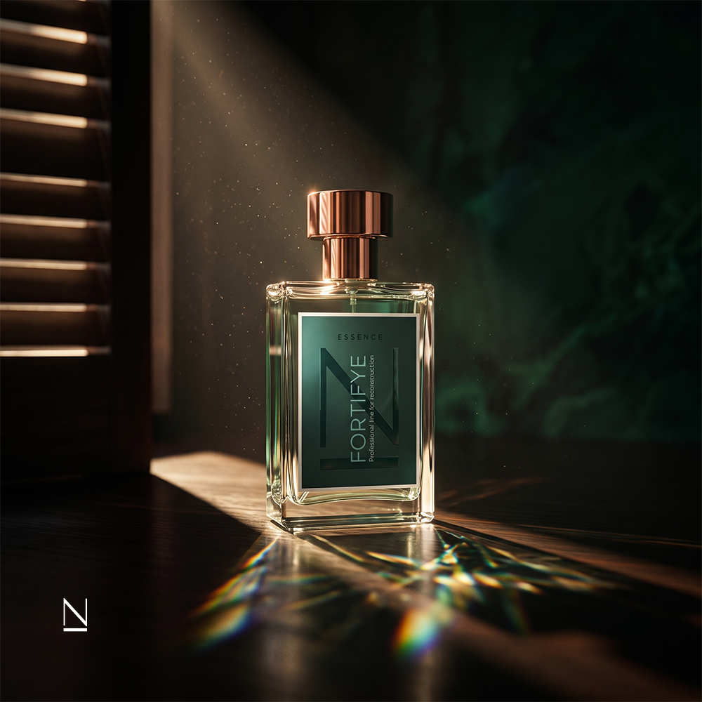 Hair Perfume Fortifye 50ml sob a luz da janela