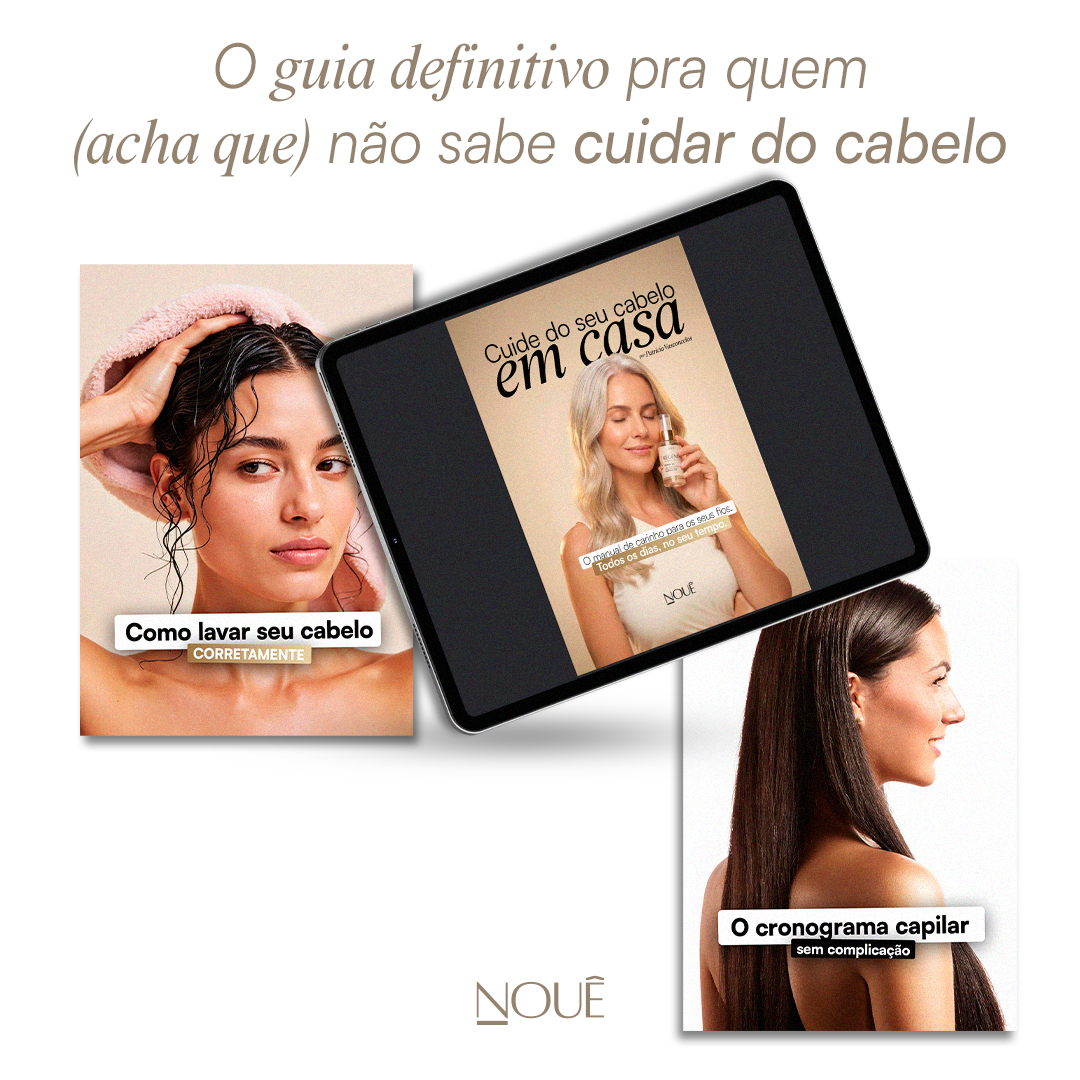 E-book Aprenda a cuidar do seu cabelo em casa.